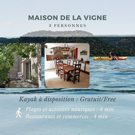 La Maison De La Vigne Bauduen Exteriér fotografie