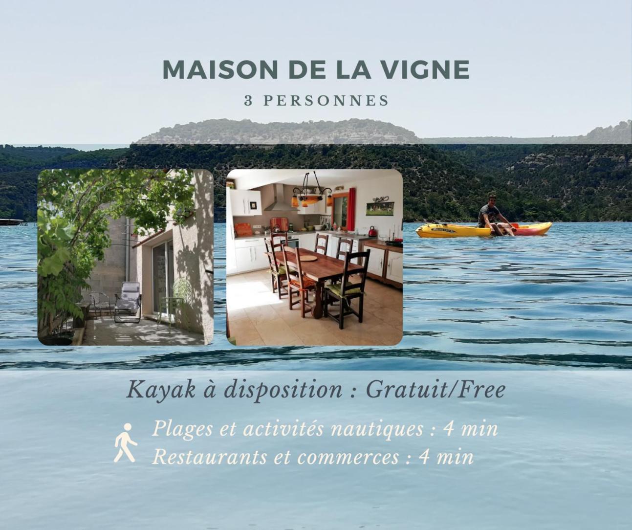 La Maison De La Vigne Bauduen Exteriér fotografie